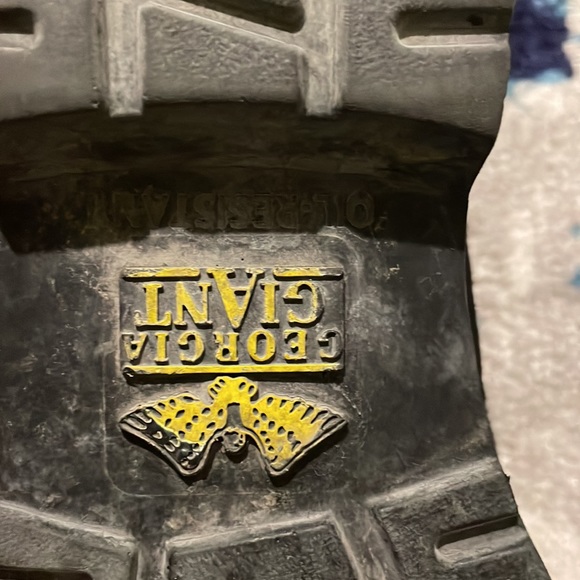 Women's Georgia Giant Boots Burgundy Slip On Work Shoe Size 8.5 Leather GR185 - Picture 3 of 4